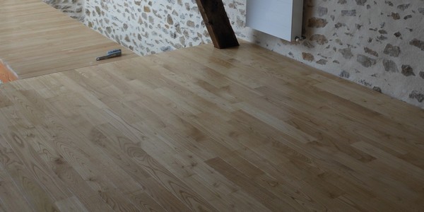 Parquet chataignier masssif qualit ABC en mezzanine