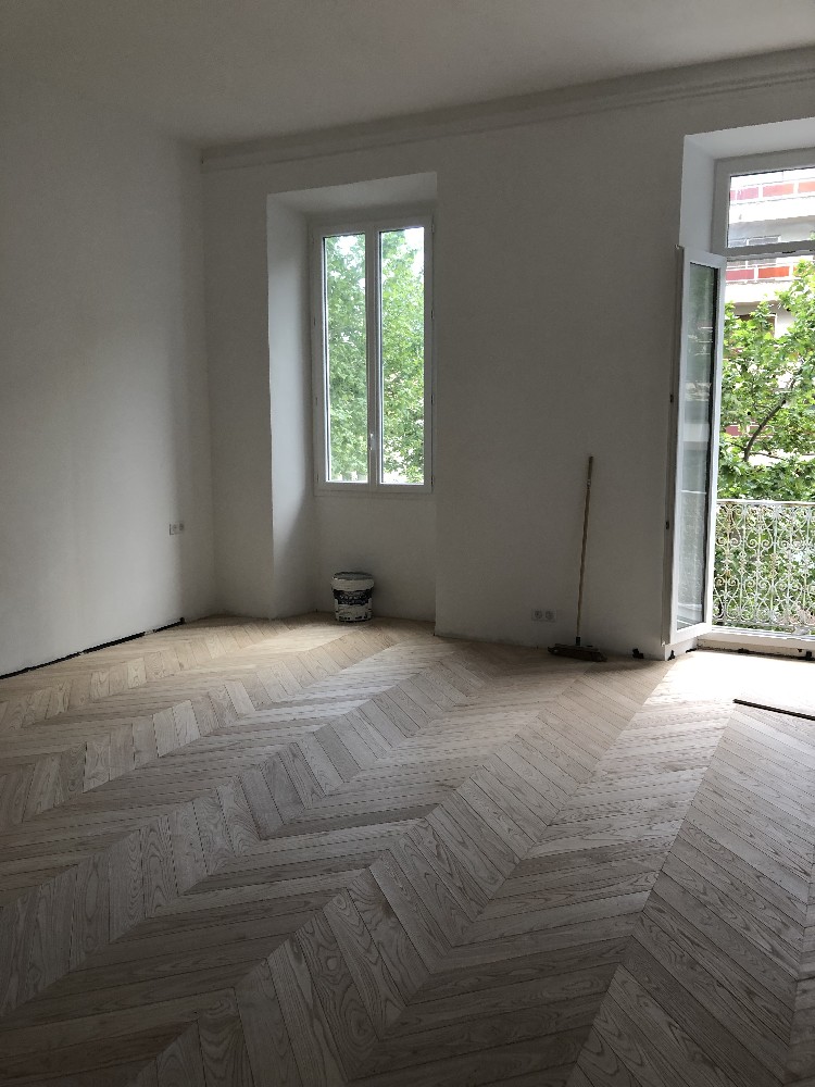 Parquet chataignier masssif qualit AB finition huile environnement bois naturel